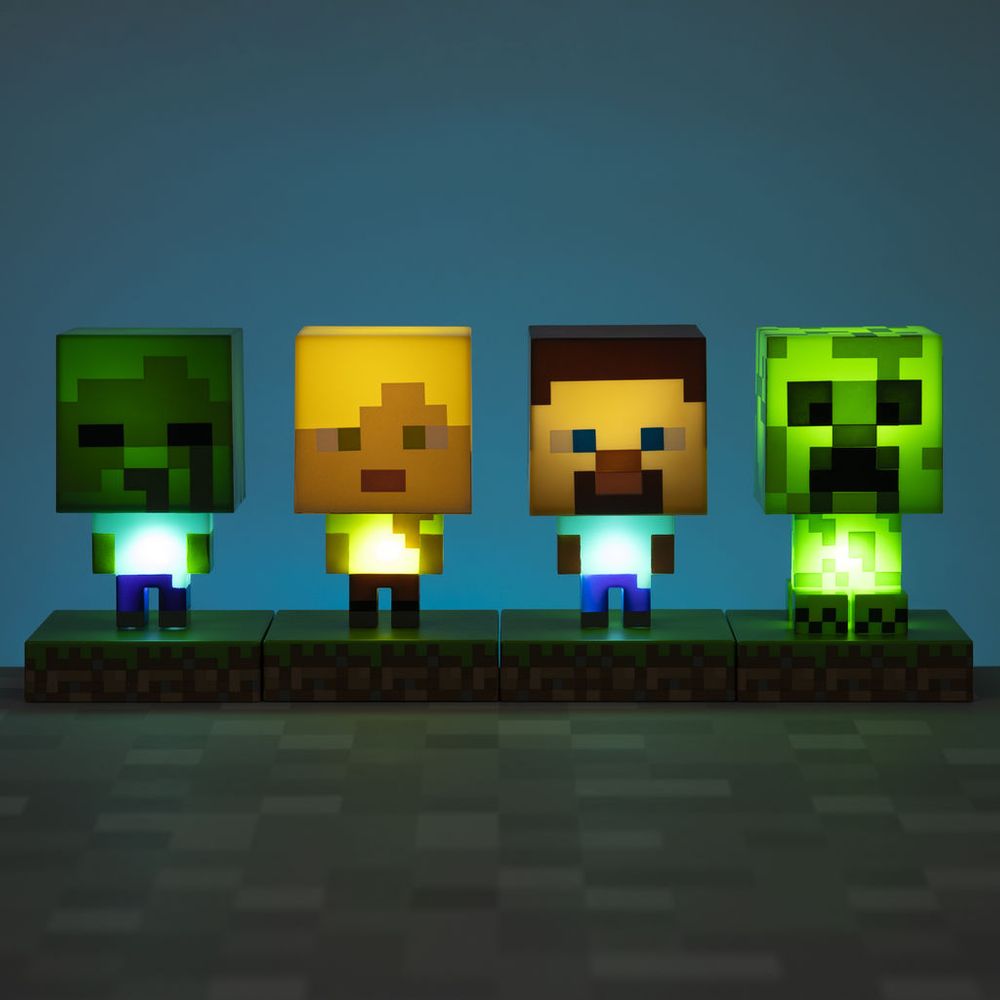 Minecraft - Creeper - Pöytävalaisin
