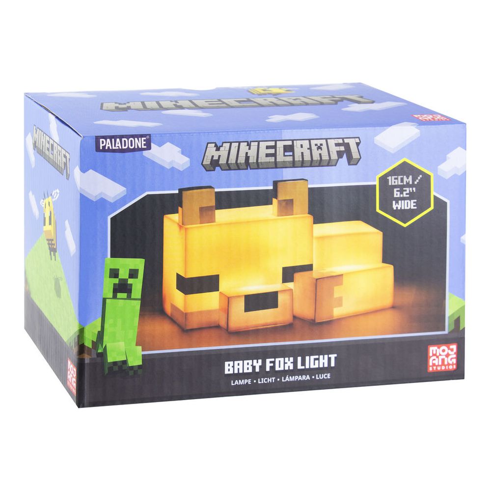 Minecraft - Fox - Pöytävalaisin