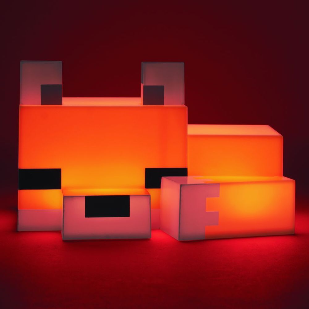 Minecraft - Fox - Pöytävalaisin