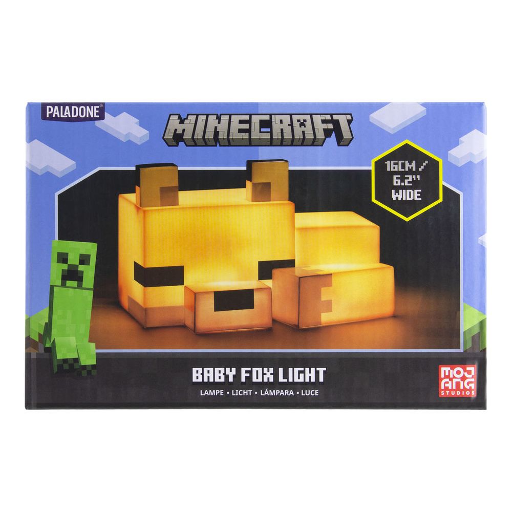 Minecraft - Fox - Pöytävalaisin