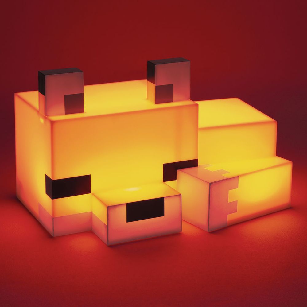 Minecraft - Fox - Pöytävalaisin