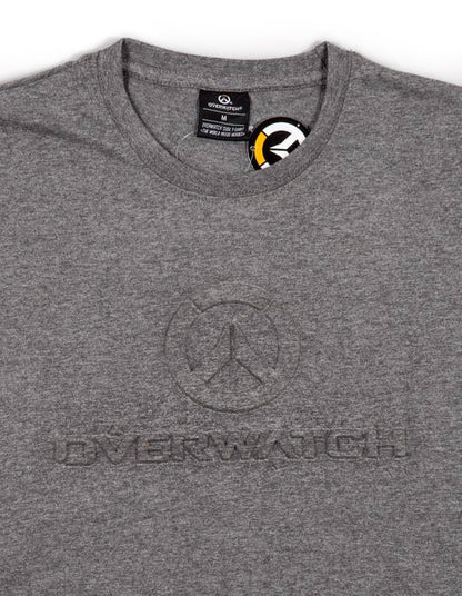 Overwatch - Premium Embossed Logo - T-paita