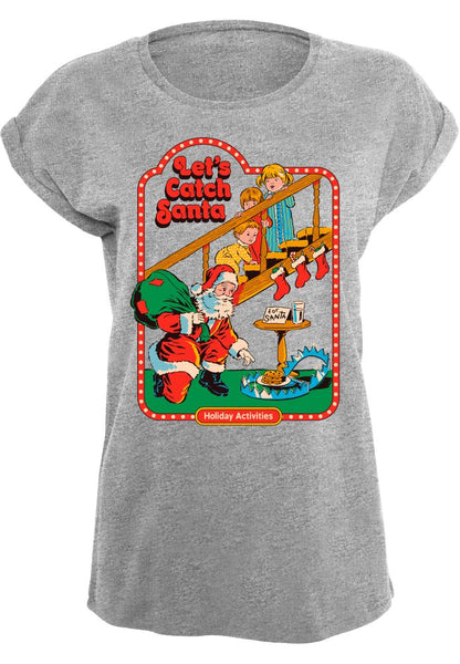Steven Rhodes - Let's Catch Santa - Naisten T-paita