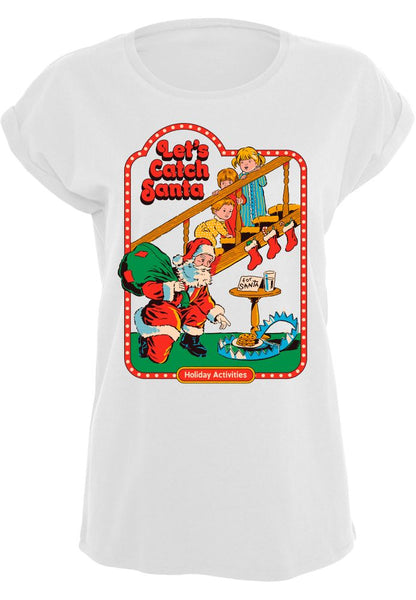 Steven Rhodes - Let's Catch Santa - Naisten T-paita