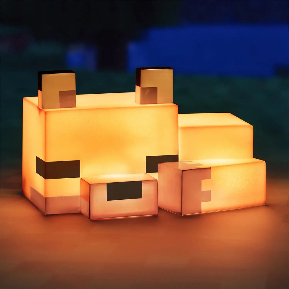 Minecraft - Fox - Pöytävalaisin