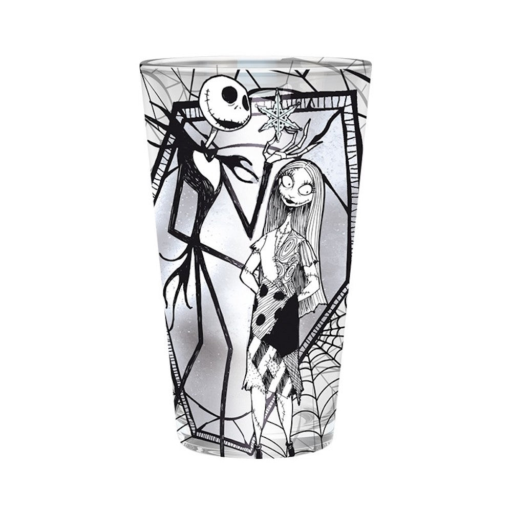 Painajainen ennen joulua - Jack and Sally - Iso juomalasi (XXL)