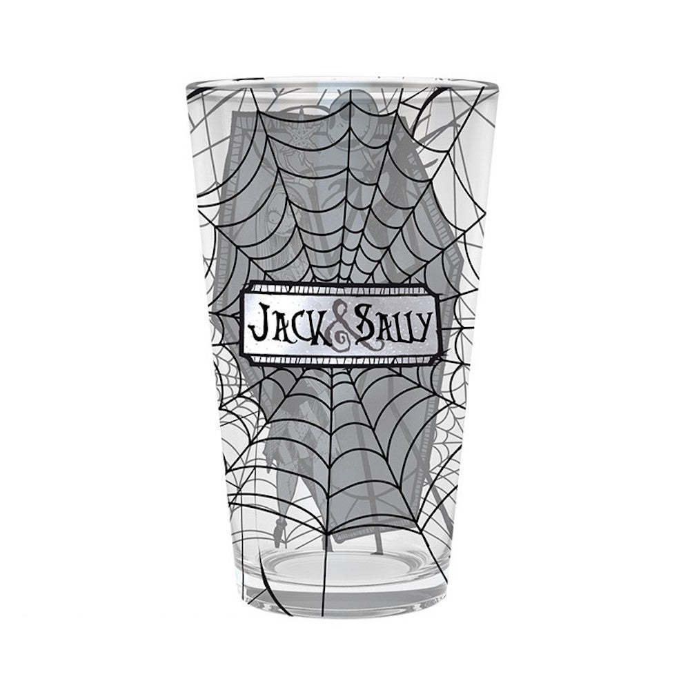 Painajainen ennen joulua - Jack and Sally - Iso juomalasi (XXL)