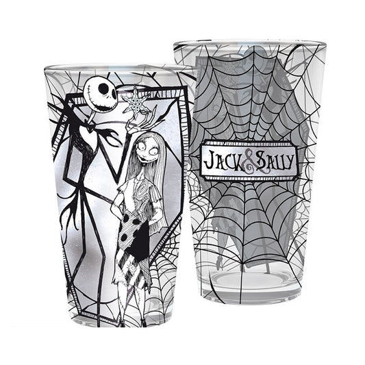 Painajainen ennen joulua - Jack and Sally - Iso juomalasi (XXL)